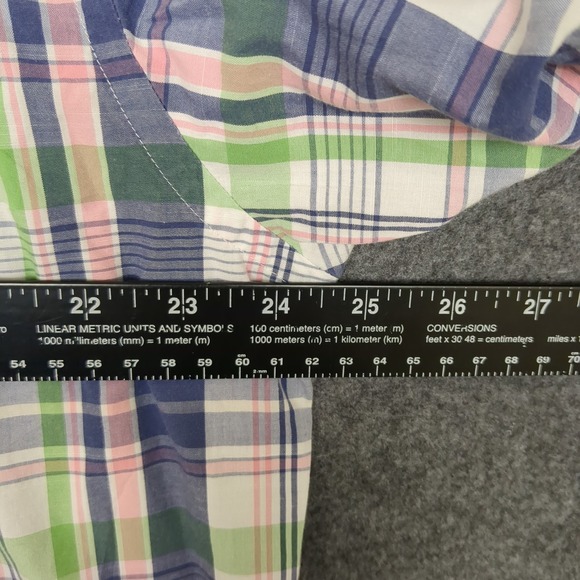 Vineyard‎ Vines Murray Shirt Mens L Plaid Button Down 100% Cotton Long Sleeve - Picture 6 of 8